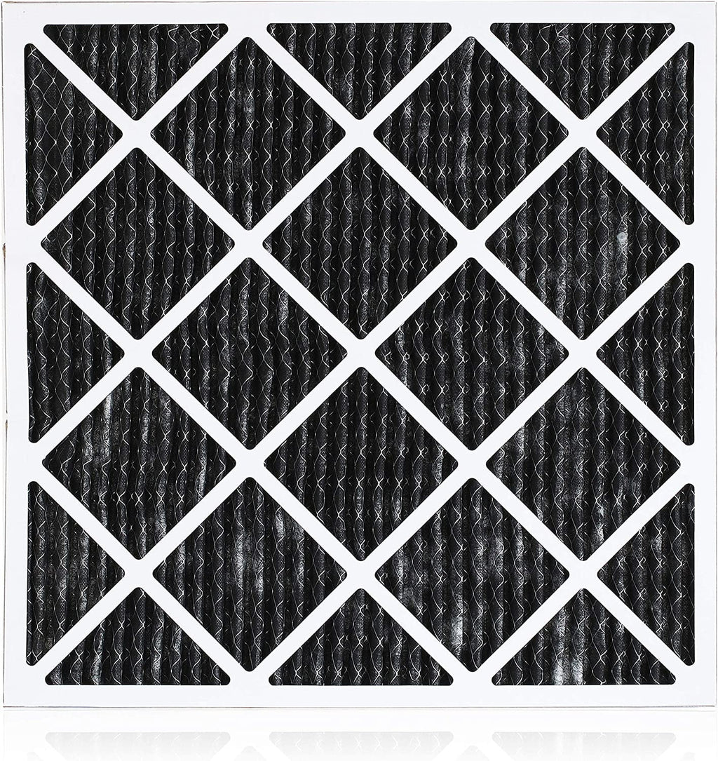 Filterbuy 22x24x1  8 Odor Eliminator Pleated   Furnace Air Filters with Activated Carbon (5-Pack)